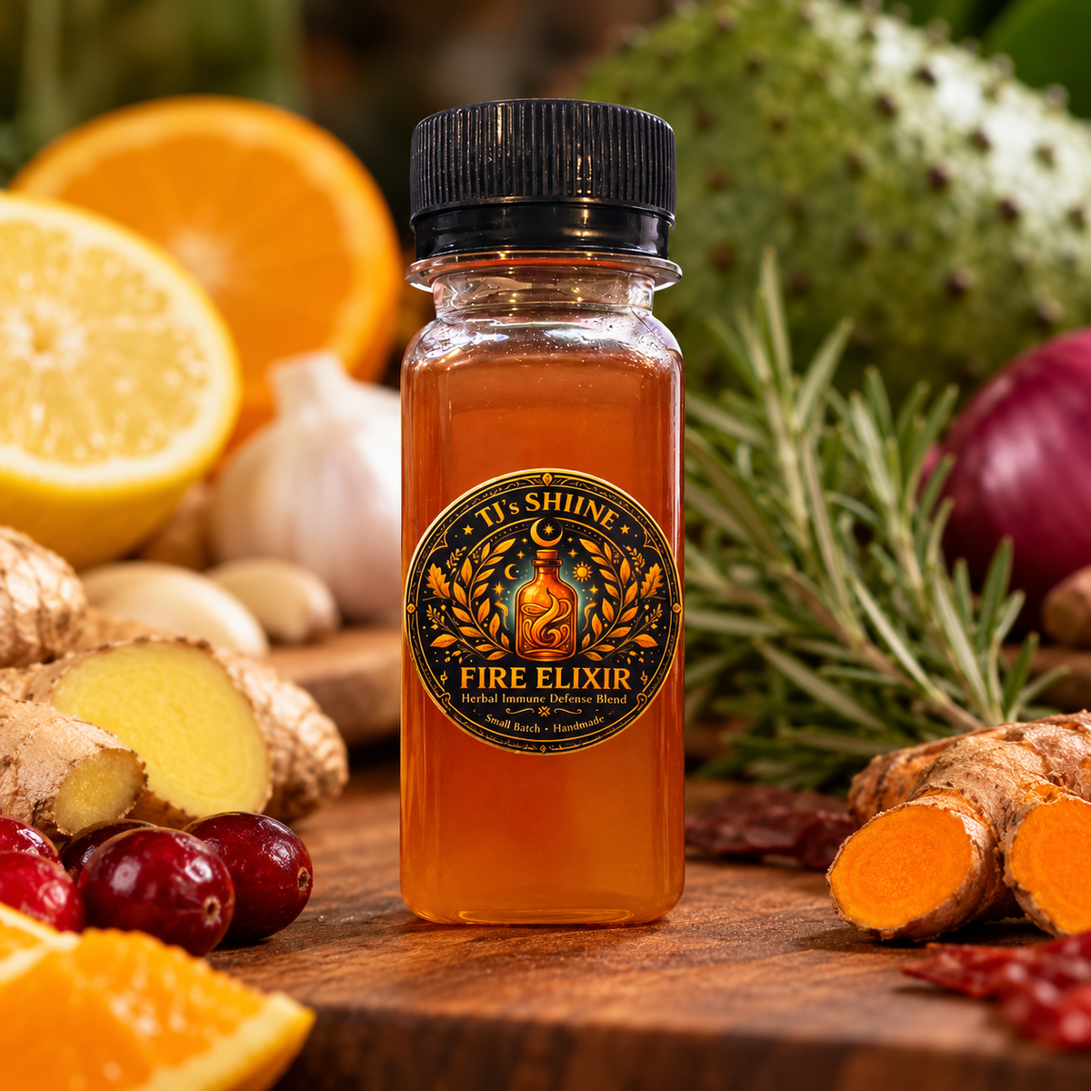 TJ’s SHIINE Fire Elixir | 2 oz